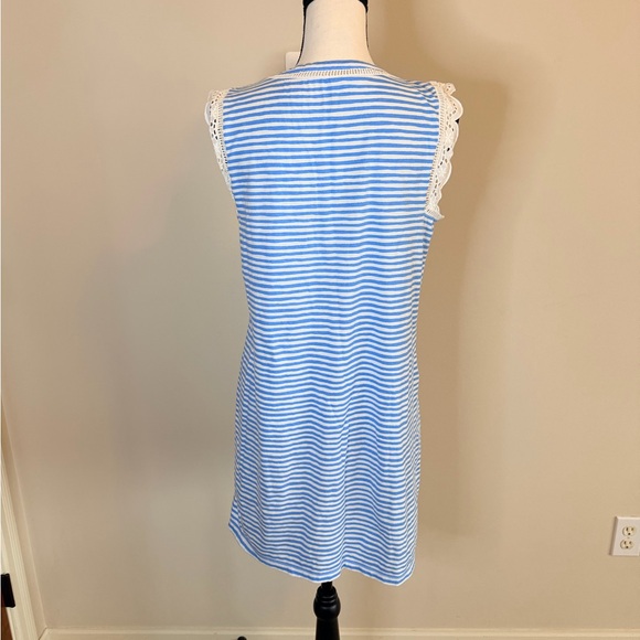 Lilly Pulitzer Blue and White Striped Top - Picture 2 of 3
